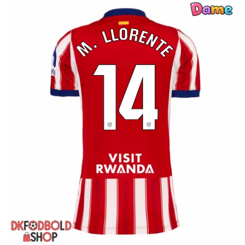 Atletico Madrid Marcos Llorente #14 Hjemmebanetrøje Dame 2026-27 Kort ærmer